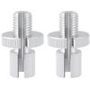 Be In Your Mind 2X Regolatore a vite per cavo freno frizione M10x1.25 Bullone di regolazione acceleratore per Moto Bici Scooter ATV Argento