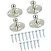 A ABSOPRO Auto Gas Molla Montaggio Staffa con 16 Vite Argento Tono Set 4 Sostituzione dell'articolo