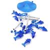 QINIZX Campanelli a vento in acrilico blu a forma di delfino, decorazione per esterni e interni, giardino, Yark, patio e decorazione per la casa, campanello a vento da appendere come ornamento per