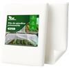 GARDENIX Fioriera in Tessuto Non Tessuto Traspirante, 30 g/m², 3,2 x 10 m (32 m²), favorisce Una Crescita Sana, per coperture di aiuole Rialzate, Protegge Piante, Fiori e Verdure da Freddo, Gelo e