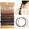 Guidre Boho Elastici per Capelli da Donna, 20 Pezzi per Capelli Intrecciati, Sottili e Spessi, Lunghi