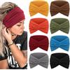 Awumbuk 8 Pezzi Fascia Capelli Donna - 7'' Extra Large Elastico Fasce Capelli Headband Elastico, Multicolore Turbante, per Yoga, Sport, Skincare, Uso Quotidiano Accessori