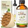 Bofuoos Olio di Ricino e Rosmarino Bio per Crescita Capelli 118ml