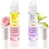 MKNZOME Nail Oil Cuticle, 2PCS Roll-On Nail Oil Treatment per Unghie Danneggiate, Penna Idratante e Nutriente per Cuticole, Set per la Cura Delle Cuticole per Riparare Unghie Screpolate e Secche