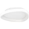 Eglo lampada da soffitto LED Moggiona, con telecomando, dimmerabile, plafoniera plastica e metallo bianco, luce calda-fredda, Ø 35 cm