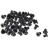 sourcing map M2,5 x 4 mm Phillips vite di fissaggio nero per computer portatile PC TV ventilatore interruttore audio 150 pz