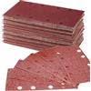 Vexnaro 100 Pezzi Carta Abrasiva 93 x 185 mm con 8 Fori, Ideale per Legno, Metallo, Vernice e levigatrice, Set Levigatrice Orbitale Grana 40/60/80/120/180/240/320/400