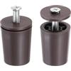 QUARKZMAN 2Pz Fermi Per Tapparelle, Fermi Per Tapparelle In Plastica 28mm Con Rondelle e Viti Per Tapparelle e Lamelle, Marrone