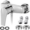 GBKDQQ Rubinetto per Doccia Monocomando: Miscelatore Doccia, Montaggio a Parete, Rubinetto Doccia con G ½ Beccuccio, Rubinetto per Bagno