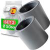 ONIX TECH 2 Pezzi PVC Raccordi Ø50 mm per Tubo a Pressione con Connessione Femmina-Femmina - MADE IN SPAIN - Garanzia di 5 Anni - ONIX TECH