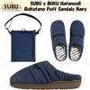 SUBU x BOKU Hatanosii Bokutano Puff Sandals Navy taglia unisex