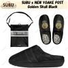 SUBU x NEW YOAKE POST Golden Skull nero taglia unisex