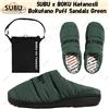 SUBU x BOKU Hatanosii Bokutano Puff Sandali verdi taglia unisex