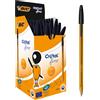 BIC Penne Nere a Sfera, Cristal Original Fine, Punta Fine (0.8 mm), Confezione d