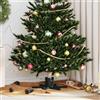 vidaXL Supporto per Albero di Natale Acciaio Festivo Stand Decorativo Moderno vidaXL
