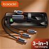 Toocki 3 In1 cavo Micro Lightning da USB a tipo C per iPhone 14 13 12 3.5A cavo dati di ricarica rapida Samsung Xiaomi 12 Huawei Oppo