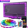 NONE Luci LED USB 5V per TV con controllo APP Nastro flessibile a nastro RGB5050 30 led/m TV Retroilluminazione a LED Camera da letto Decor Illuminazione