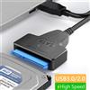 NONE Cavo SATA a USB 3.0/2.0 Fino a 6 Gbps per disco rigido SSD HDD esterno da 2,5 pollici Adattatore SATA 3 a 22 pin Cavo USB 3.0 a SATA III