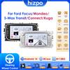 HIZPO Autoradio 4G-LTE Wireless Carplay Android Auto 2DIN GPS DSP WIFI per Ford Focus Mondeo C-MAX/ S-Max Galaxy Transit Connect Kuga