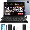 DOOGEE Tablet PC 2-in-1 Tab E3 Max Gmini AI, Schermo 14" 2.2K, Batteria 13500mAh, Android 16, 48GB(8+40) 256GB, Tablet AI con Processore Helio G100
