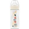 DODIE Biberon - Ciuccio multiuso anti-coliche, 330 ml, colore: rosa, 6+ mesi