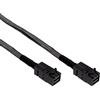 InLine 21968 Cavo Mini SAS, SFF-8643 a SFF-8643 e Side Band, 1 m, Nero