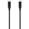 AISENS Cavo USB 3.2 Gen2 10Gbps 4K@60Hz 5A 100W E-Marker, Tipo USB-C/M-USB-C/M, Nero, 3.0m