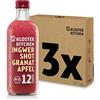 Kloster Kitchen Ingwer Shot, melograno 12SHOTS, 3 x 360 ml, con vero zenzero biologico, vegano, 12 shots per bottiglia di vetro (incl. 0,75€ di deposito)