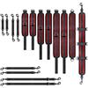 Meslav Set BDSM Bondage 9 pezzi - Giocattoli sessuali per coppie con manette, cinghie, collare e connettori regolabili per giochi erotici e bondage
