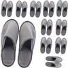 TOATELU 10 paia di pantofole da hotel: pantofole per ospiti, pantofole per ospiti, in spugna jacquard spesse antiscivolo, da uomo e da donna, comode pantofole, in morbida spugna, per ospiti dell'hotel