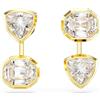 SWAROVSKI ORECCHINI IMBER, BIANCO, PLACCATI COLOR ORO 5705461