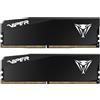 PATRIOT MEMORY Ram Patriot Viper Elite 5 Ultra DDR5 6400Mhz 32GB (2x16) CL32 XMP/EXPO Nero