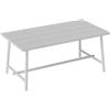Fatboy - Tavolo rettangolare Fred's - Grigio - Alluminio