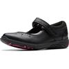 Clarks Relda Wish K. Childrens Black Leather, 1