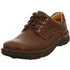 Clarks Nature Three Mens Mahogany Leather, 9
