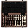 A&A 15 Wooden Chess And Checkers (Walnut Box w/Noce & Maple Inlay