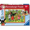 Ravensburger - Puzzle Bambini 4 Anni 2x24 Pezzi, Bing- Puzzle 4 Anni, Collezione Bing, Include 2 Puzzle 24 Pezzi, Giochi Educativi, Idee Regalo