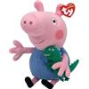 Ty Beanie Babies - Floppy, Collezione Peppa Pig, George Pig, Morbido Peluche da Collezionare, Idea Regalo per Grandi e Piccini - 20 cm - T46130