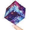 KEEYMENT Infinity Cube Fidget giocattolo per bambini e adulti per alleviare lo stress gioco dell'infinito, Cool Mini Galaxy Figetget giocattoli per alleviare l'ansia e uccidere il tempo (galassia)