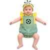 Beipegin Costume Neonato Costume da Ape Coccinella Body Pagliaccetto Tutina Bebè per Bambina Bambino Halloween Feste 0-9 Mesi