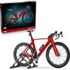 LEGO Icons Bici da Corsa - Kit Modellismo Fai da Te per Adulti - con Pneumatici in Gomma, Deragliatore e Supporto - Decorazione da Scrivania - Idea Regalo Sportiva per Appassionati di Ciclismo - 11380