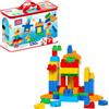 MEGA Bloks - Sacca Eco Blocchi, set con 150 blocchi colorati First Builders di grandi dimensioni con nuove forme incluse, sacca riutilizzabile per riporre i pezzi, CNM43