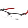 Oakley Coupler OX8053 805303 | Occhiali da Vista Graduati | Prova Online | Plastica | Rettangolari | Grigio, Argento | Adrialenti