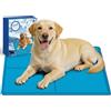 AECCN Tappetino Refrigerante Cane & Gatti 120 x 75 cm, Gel Atossico Resistente, Tappetini Refrigeranti per Cani, Comodo da Trasportare, Pieghevole Materassino Refrigerante per Animali [XL]