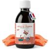 Museau & Co Olio di Salmone Norvegese Puro 200ml per Cani e Gatti | Pelo Lucido, Articolazioni & Cuore Sano | Omega-3 EPA & DHA | Con Pipetta Dosatrice | Museau & Co