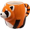 Crockery Critters Deluxebase Tazza Crockery Critters -Panda Rosso Tazza a forma di animale per bambini e adulti. Simpatica tazza da tè e tazza da caffè.