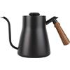 POFET Bollitore Collo di Cigno con Termometro in Acciaio Inossidabile, Bollitore per Caffè e Tè, Gooseneck Kettle per Piani di Cottura a Gas e a Induzione, 850 ml