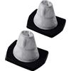HQRP 2 Filtri permanente in tessuto compatibile con Dirt Devil M135, M135-1, M138-0, M138-1, 0135001 Aspirapolvere Portatile