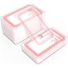 SANPOPO 100 NFC Tag NFC Cards,Programmabili Riscrivibili Tag NFC Card,Cards trasparente in PVC, Adatto a tutti i dispositivi NFC supportati,Compatibile con TagMo Android