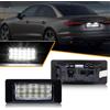 OZ-LAMPE 2 pezzi Luci Targa a LED per Audi A1 S1 A4 B8 8K A5 A6 S6 C7 A7 S7 Q5 RS5 TT2 8J TTS TTRS, Canbus Nessun Errore, 6000K Bianco Posteriore Tag Lampade